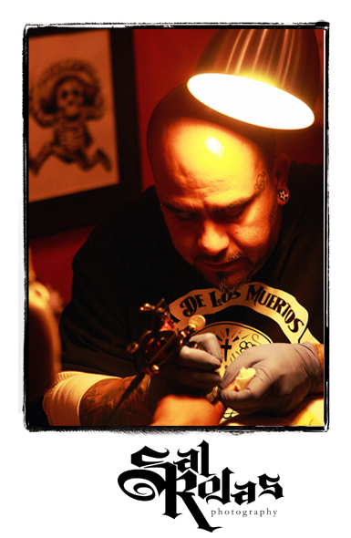 As one of the handful of Chicano tattoo artist in the midwest Johnny Mala 